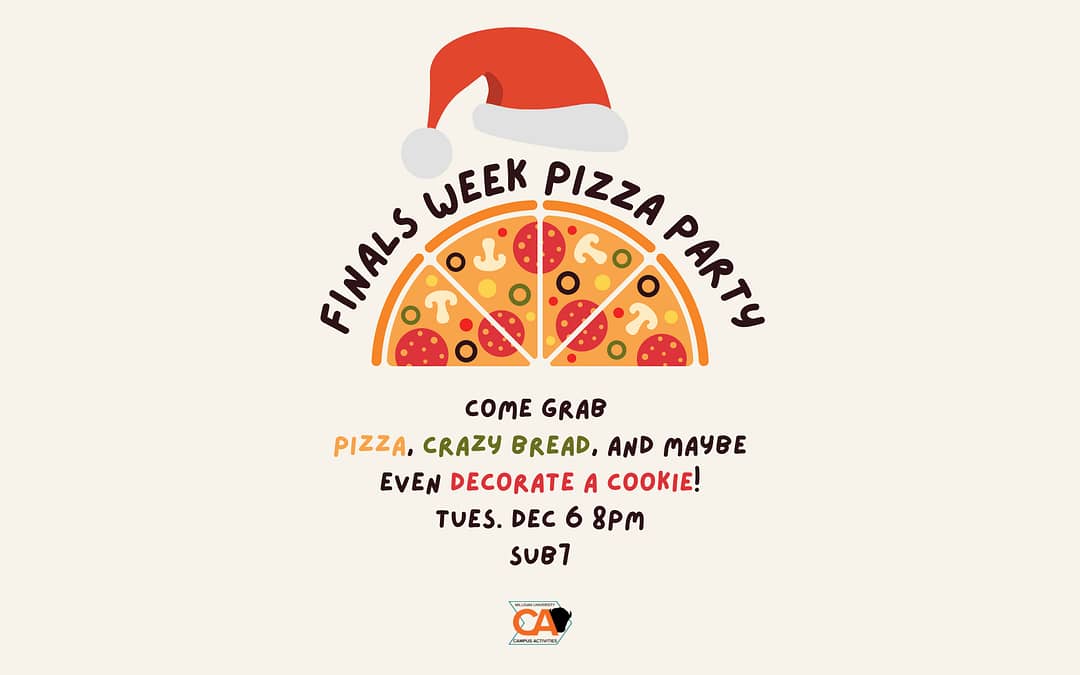 Finals Week Pizza Party