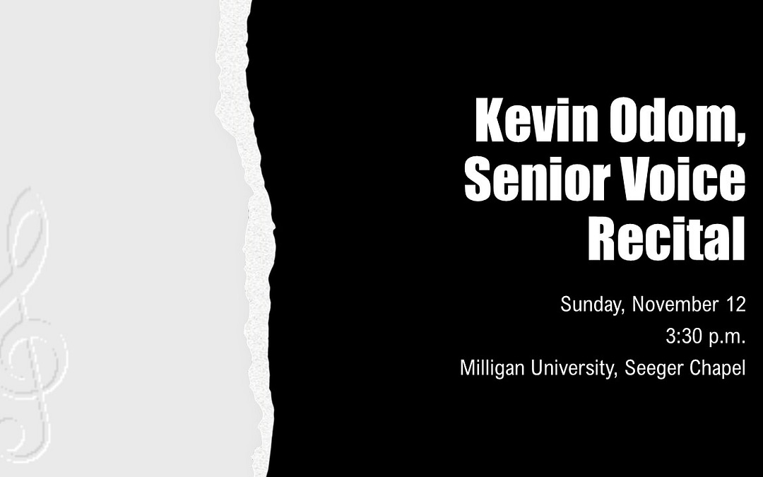 Kevin Odom, Senior Voice Recital