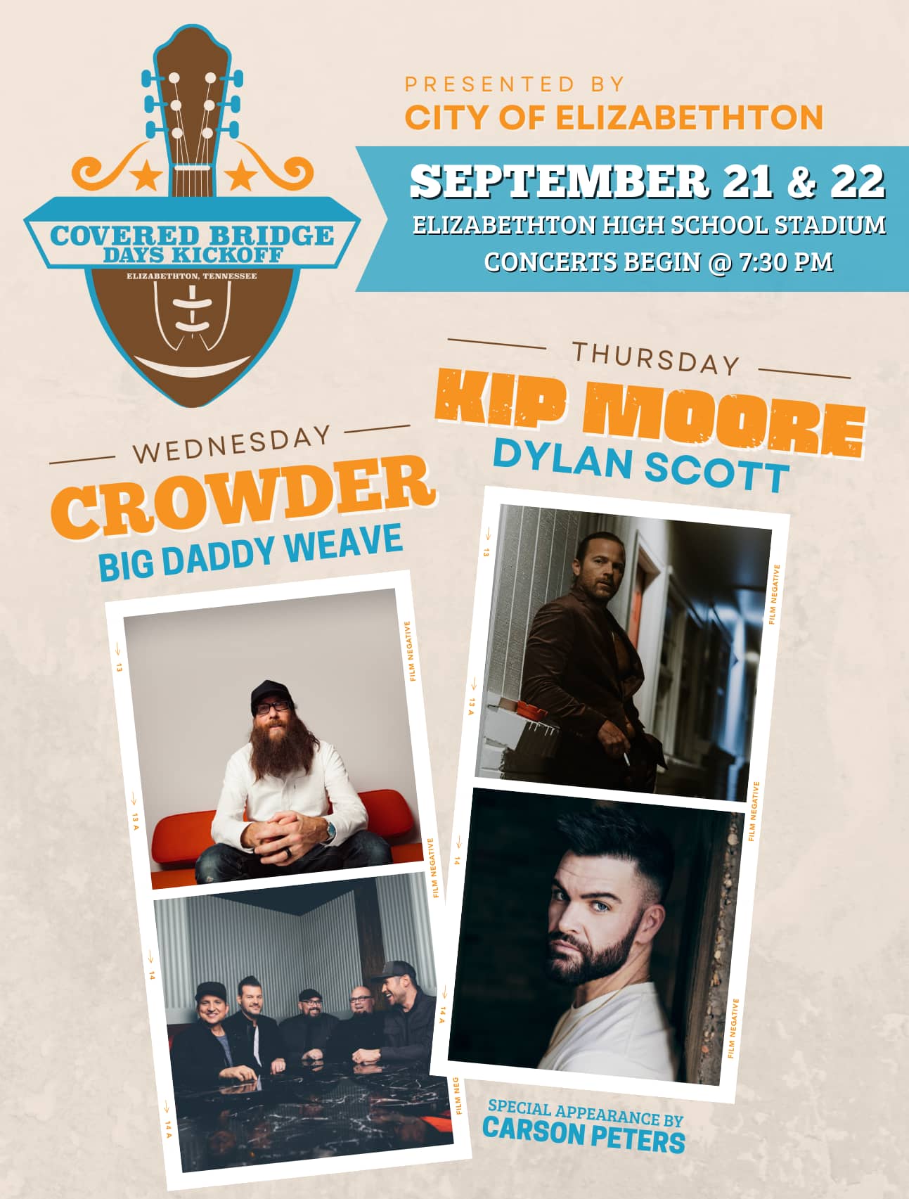 Crowder and Big Daddy Weave concert poster