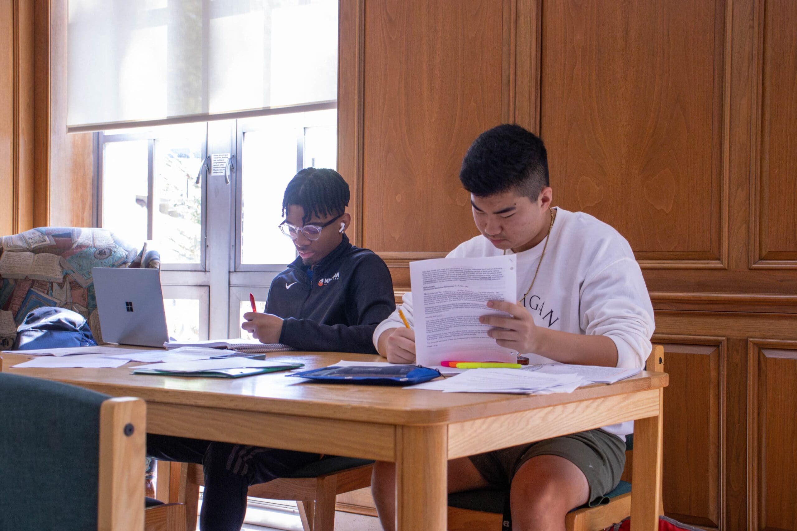 Find a quiet corner for knocking out those research projects.
